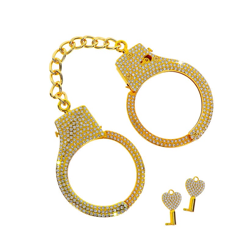 Guld Håndjern Med Bling fra Taboom