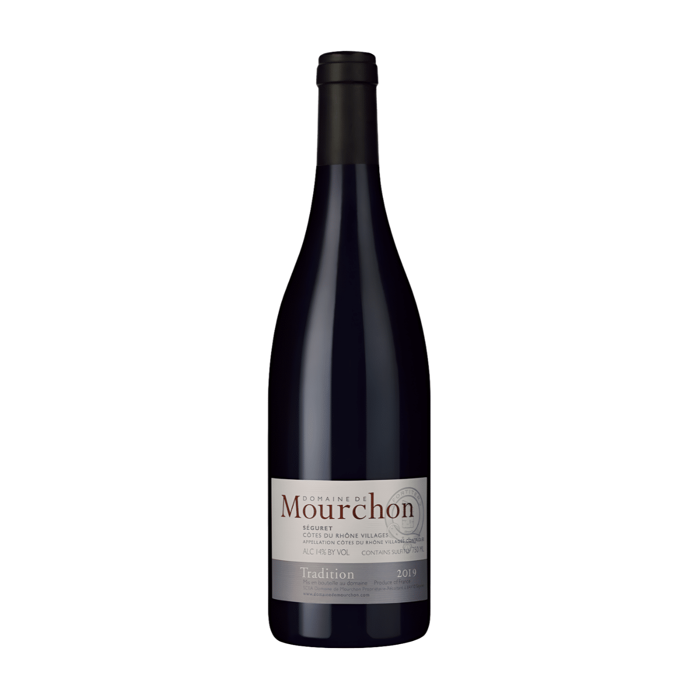 Domaine De Mourchon Séguret Tradition Rødvin 2019 0,75 L
