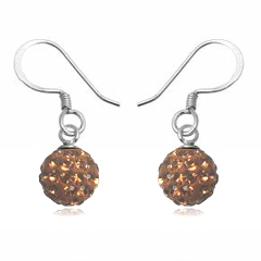 Swarovski Krystal Øreringe i Sølv – 21mm Tilbud