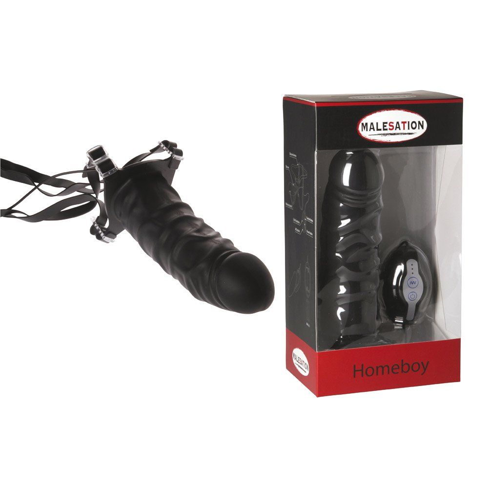 Homeboy     Hul Strap On Med Vibrator fra Malesation