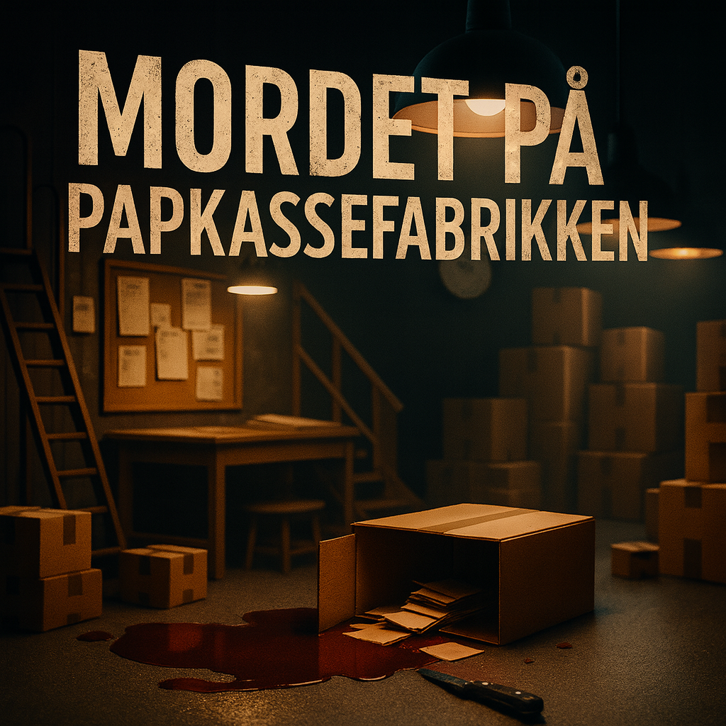 Mysteriespil: Mordet På Papkassefabrikken fra Selskabsspillet