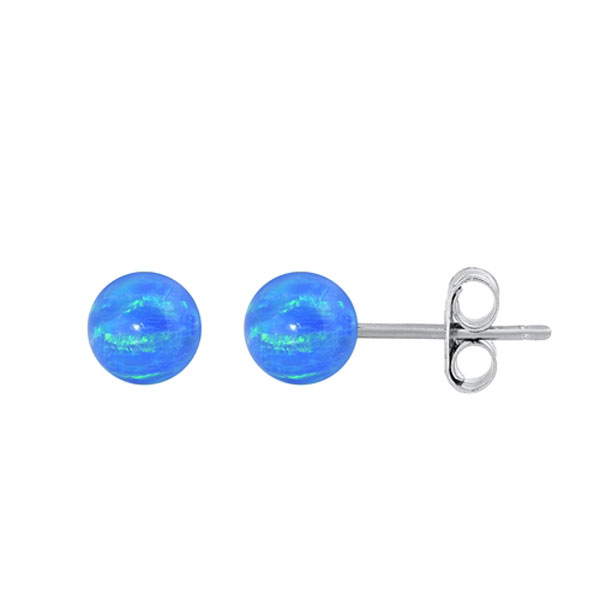 ørestikker Med Opal   3 Mm   Pr Par fra Smykker I Blå »