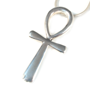 Ankh Kors i 925 Sterling Sølv - Spirituelt Smykke