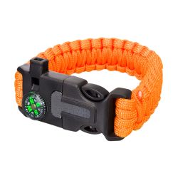 Labzz Fl5 Orange Flint Bracelet   Multitool fra Levenhuk