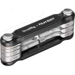 4374 X Film Riot 7 In 1 Folding Wrench Set With Multiple Angle Positioning Black fra Smallrig