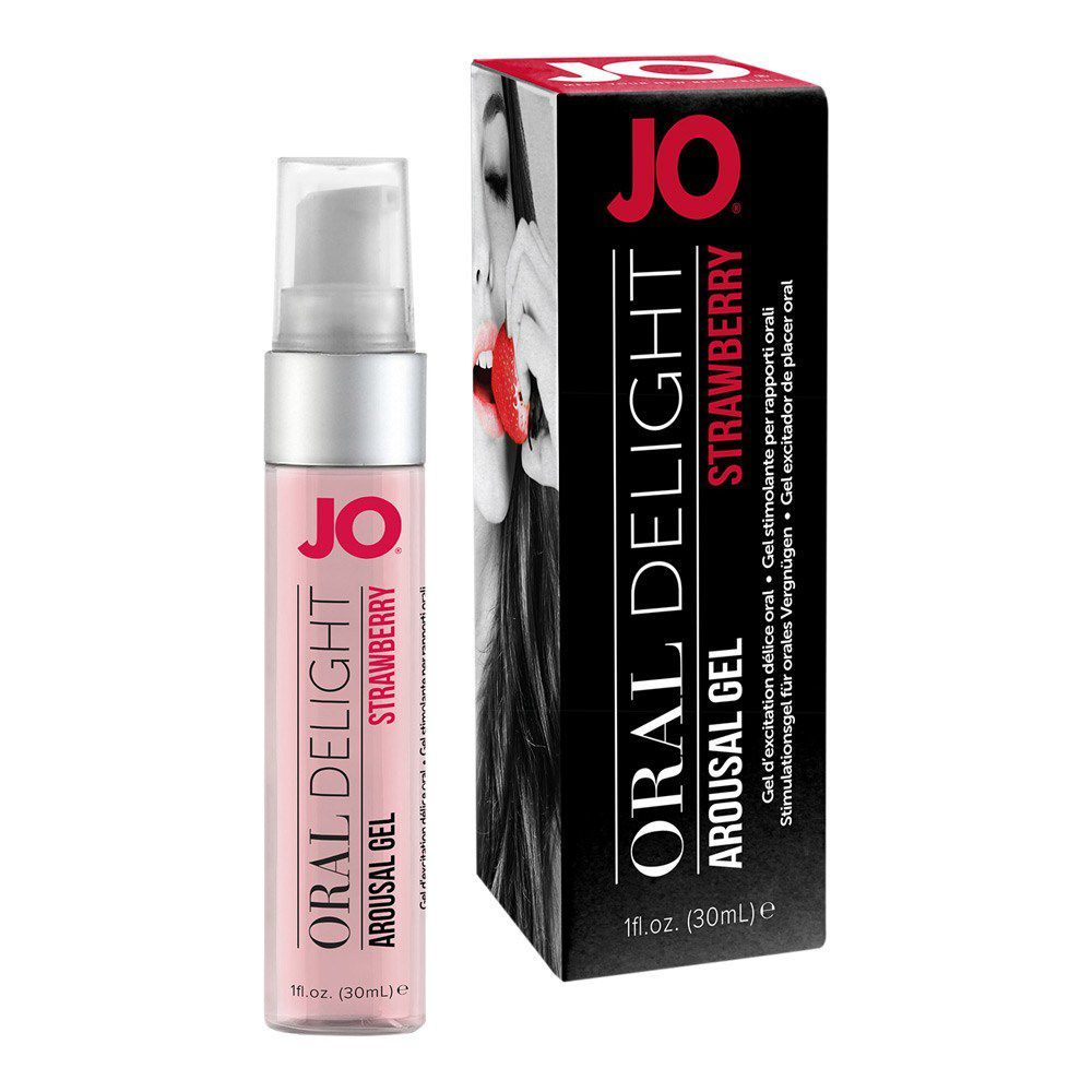 Oral Delight Kølende Gel   Jordbær fra System Jo