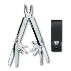 Swisstool In Leather Pouch W   Multitool fra Victorinox