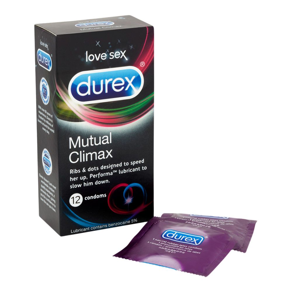 Mutual Climax   Bedøvende Kondomer 10 Stk. fra Durex