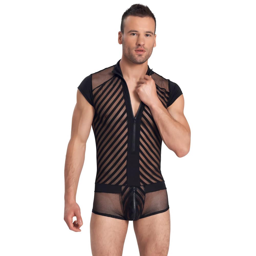 Sort Playsuit Body Til Mænd   S fra Svenjoyment