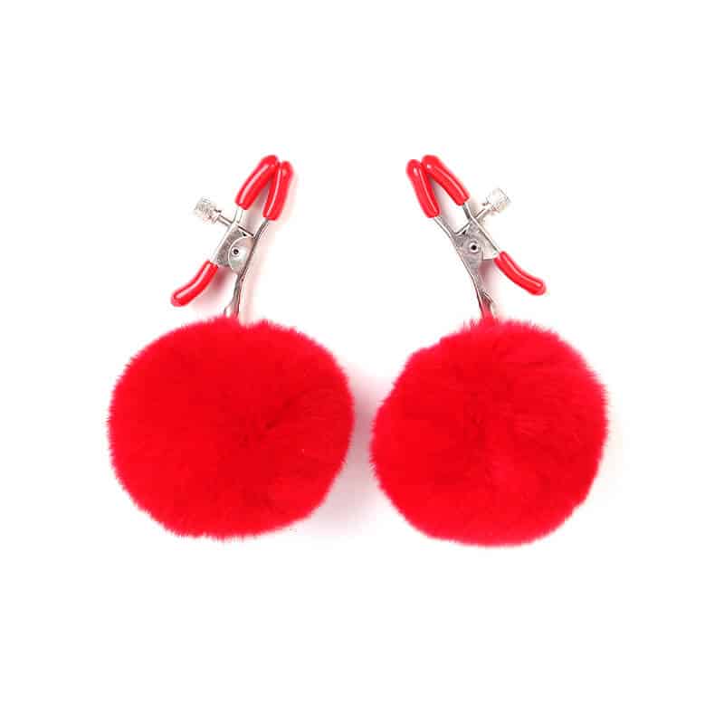 Nipple Clamps Med Pompon fra Bound