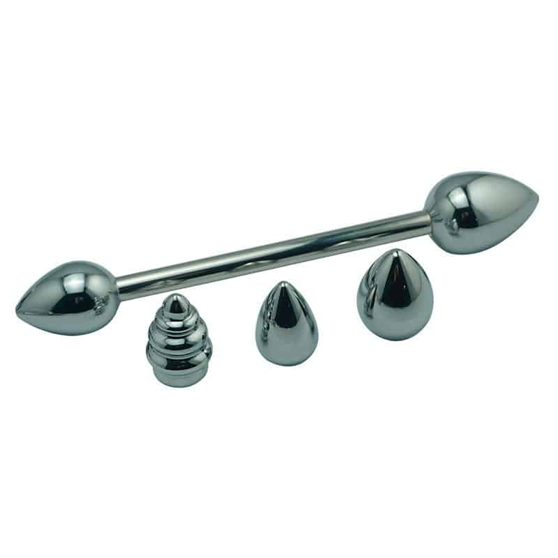 Deluxe Metal Dobbelt Anal Kæde Sæt fra Bound