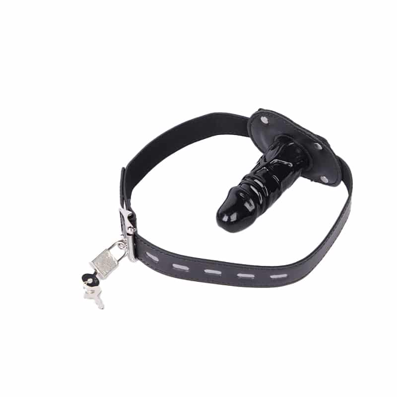Penis Gag Ball Sort fra Bound