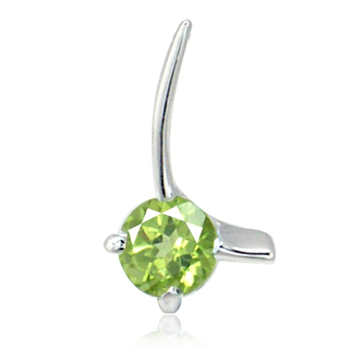 Vedhæng Med Peridot   14mm   M Kæde fra Smykker I Grøn »