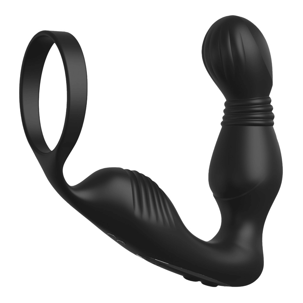 Elite Ass Gasm Pro P Spot Milker Med Penisring & Perineumstimulator fra Anal Fantasy