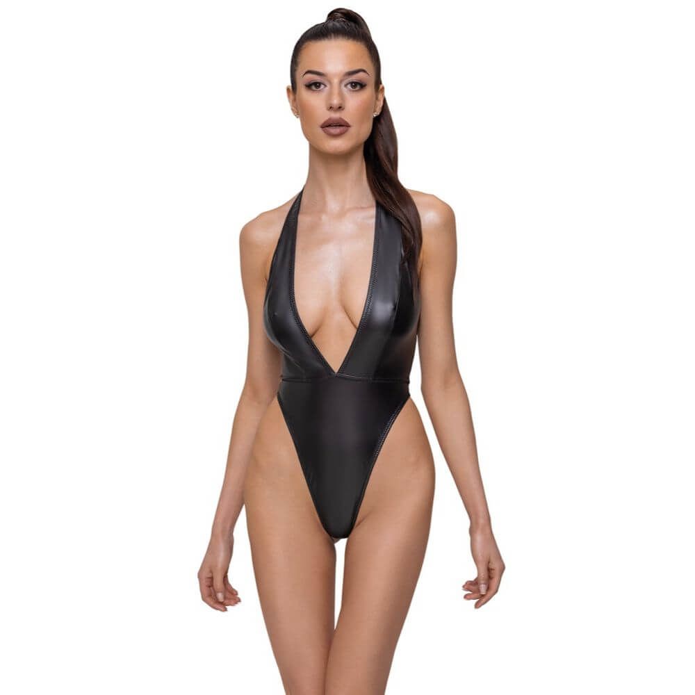 Cottelli   M   Matlook Bodystocking Med Dyb V Udskæring fra 210th