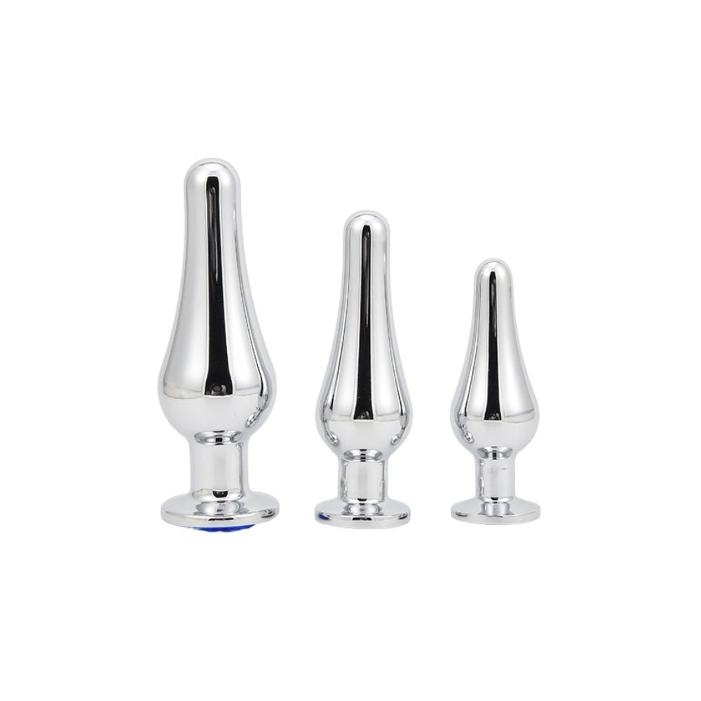 Diamond King   Stål Buttplug Sæt Med Diamant fra 210th