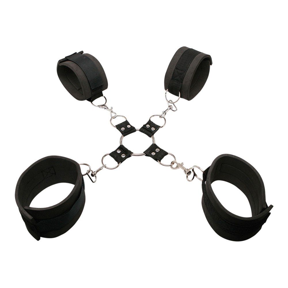 Extreme Hog Tie Kit     Ankel  Og Håndledsmanchetter fra Pipedream