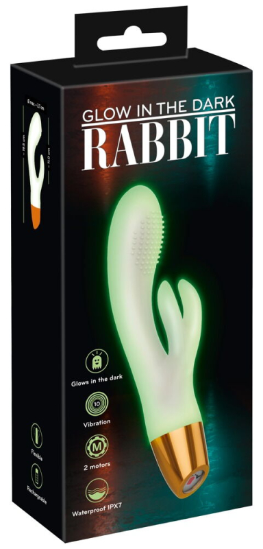 Glow In The Dark Rabbit Vibrator fra You2toys