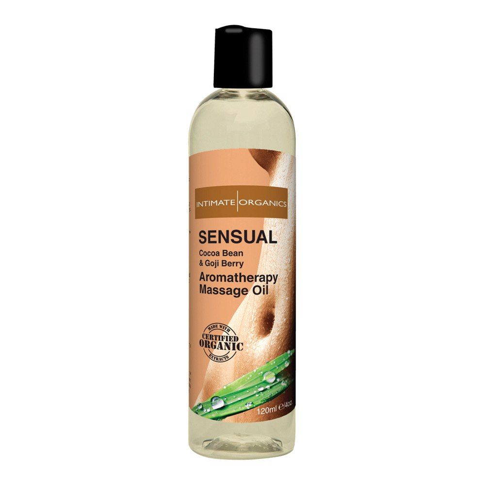 Aromatherapy     Massageolie Med Duft   Sensual   120 Ml fra Intimate Organics