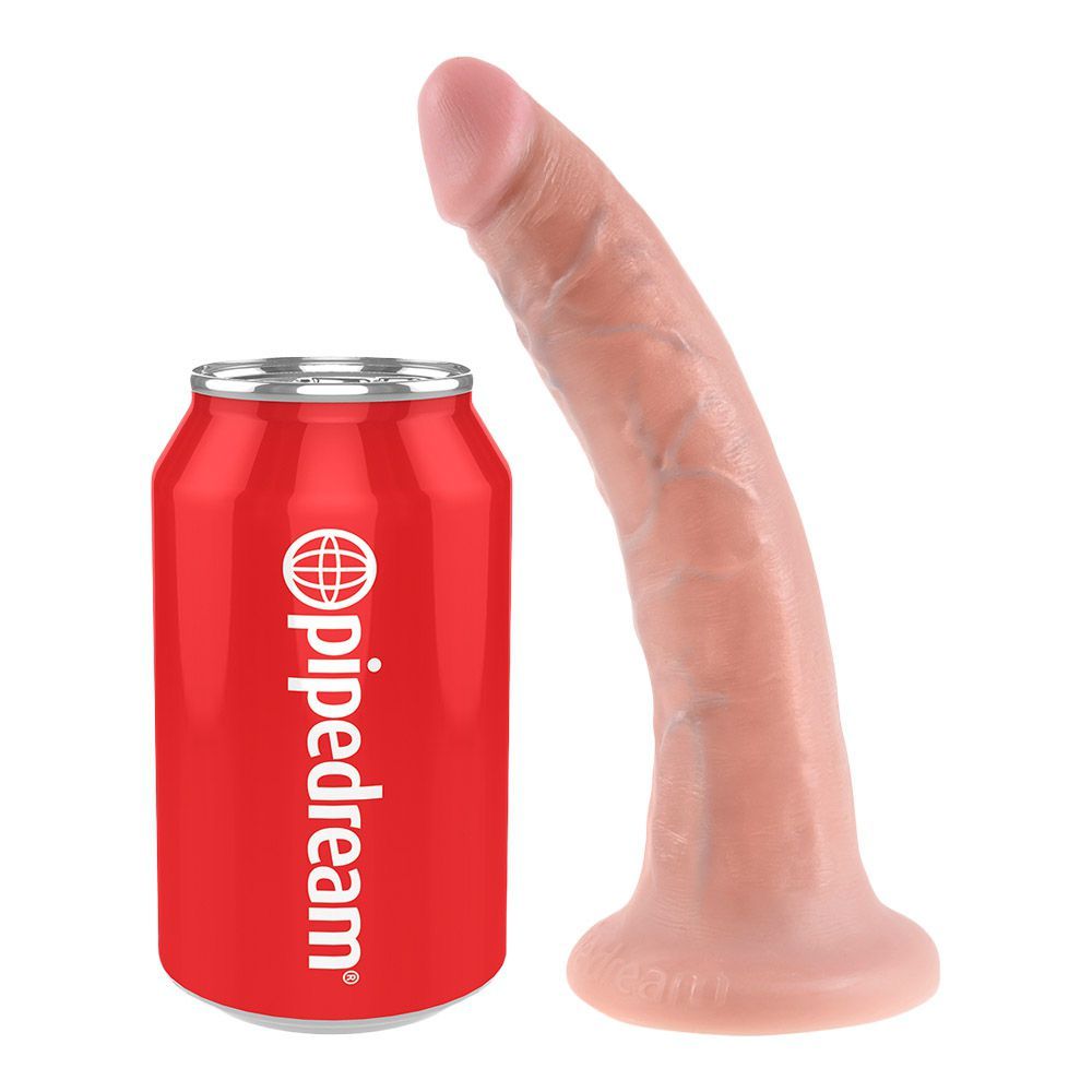 7"     17,8 Cm Cock Realistisk Dildo fra King Cock