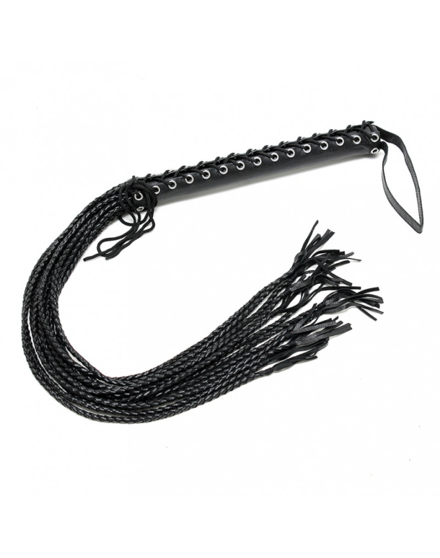 Rimba   Pisk Med 12 Flettede Haler   Sort fra Rimba Bondage Play