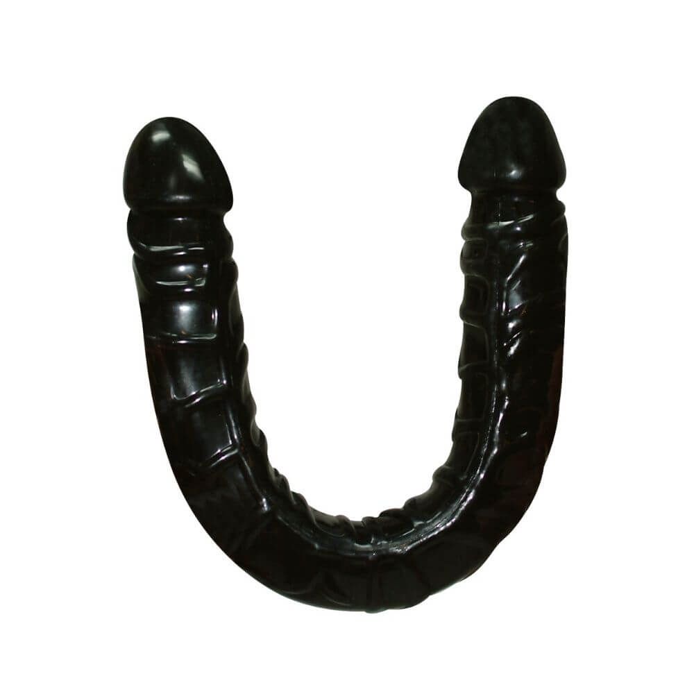 Fleksibel Sort Dildo – Uforglemmelig Nydelse!