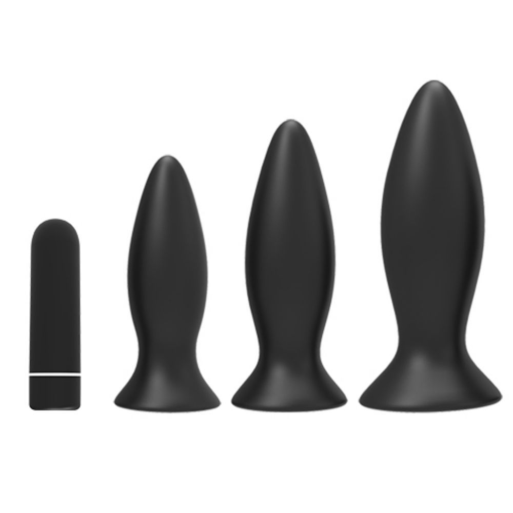 Butt Plug Sæt Med Vibrator fra 210th