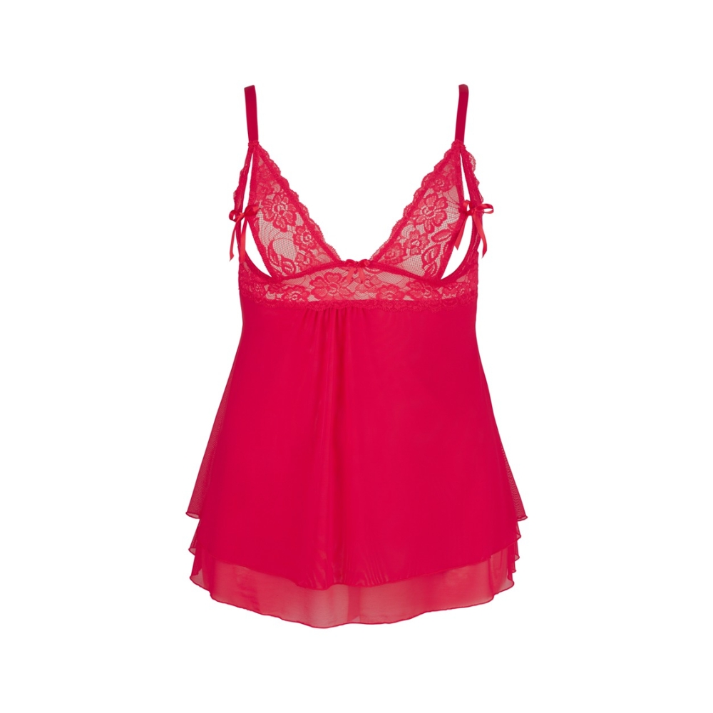 Cottelli Curves Babydoll Plus Size Rød L fra 210th