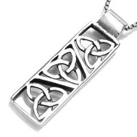 Triquetra Vedhæng i 925 Sterling Sølv - Spirituelt Smykke