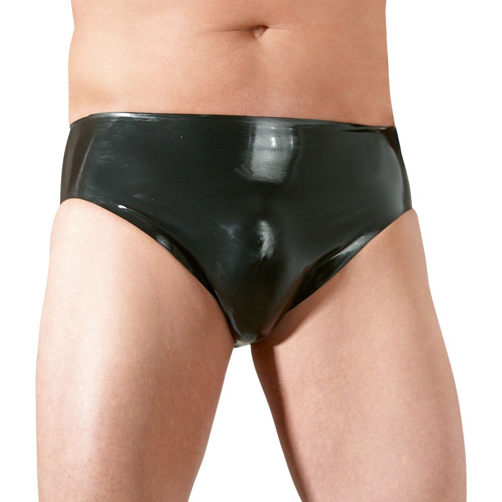 Latex Briefs med Anal Plugs til Mænd - Black Friday Tilbud