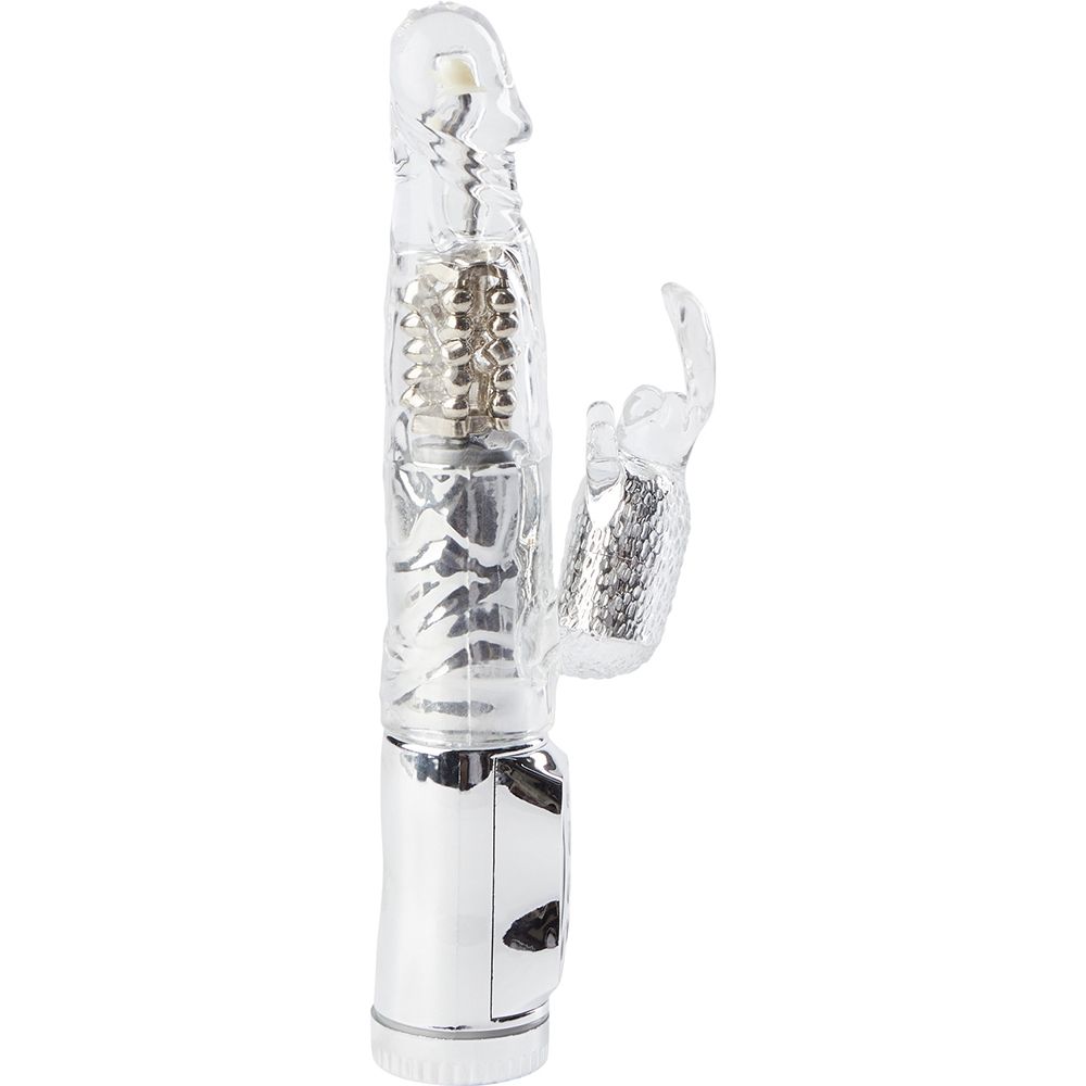 Roterende Rabbit Vibrator Med Perler fra Private Label