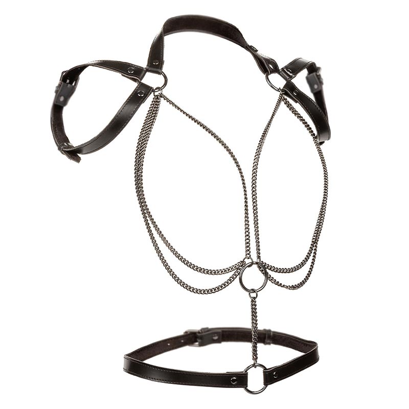 Multi Chain Halter - Luksuriøs Bondage med Stil