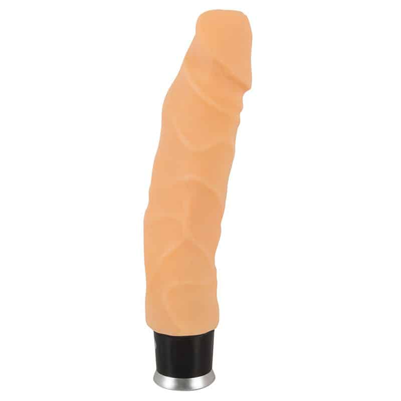 Big Vibe Lys Dildo Vibrator 23 Cm fra Nature Skin