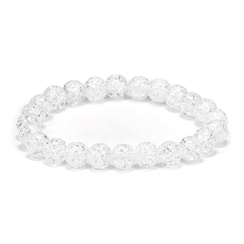 Armbånd Iris Bjergkrystal   8mm fra Smykker I Klar Farve »