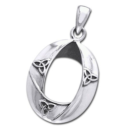 Triquetra Vedhæng i Sølv - Spirituelt Symbol til Gave