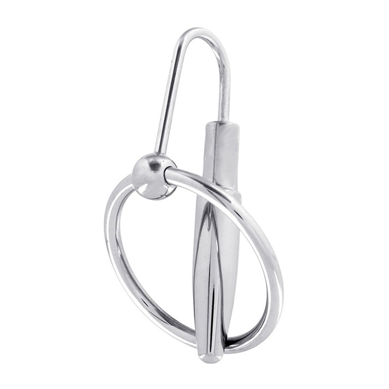 Intens Penisplug med Glansring 30 mm fra Steel Power Tools