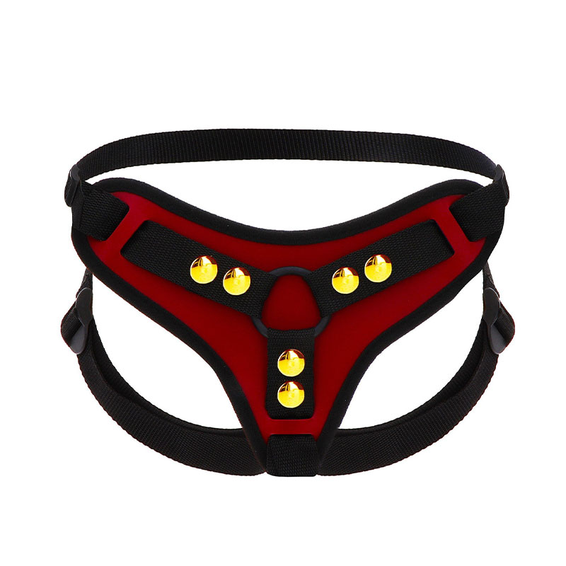 Taboom Strap-On Harness i Rød – Forførende Kontrol