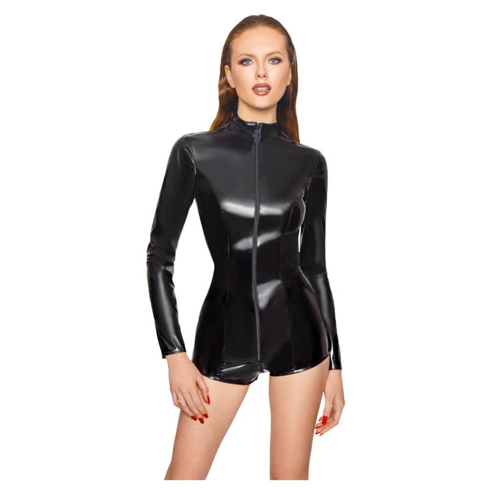 Jumpsuit Med Korte Ben Og Lange ærmer L fra Black Level