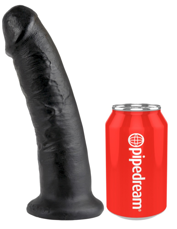 9"   Sort fra King Cock