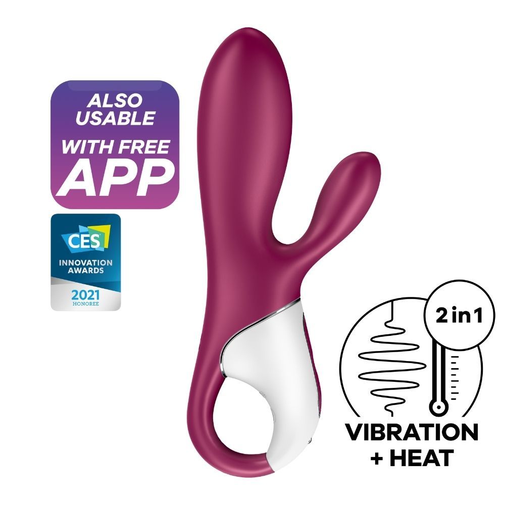 Hot Bunny Rabbit Vibrator Med Varme fra Satisfyer