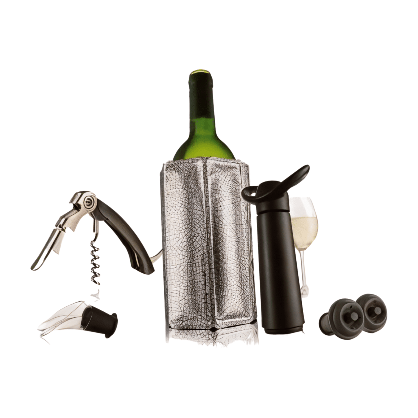 Vacuvin Vin Essentials Gavesæt - Perfekt gave til vinelskere!