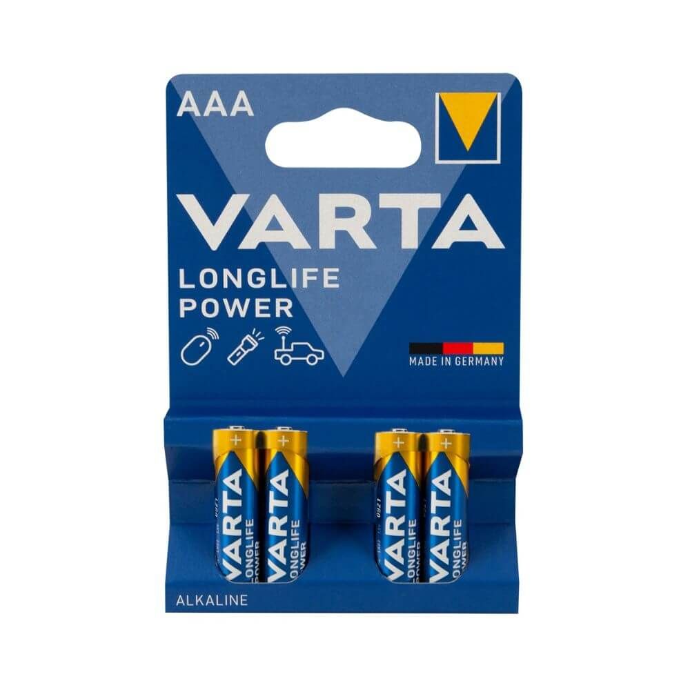 Aaa Batterier   4 Stk. fra Varta