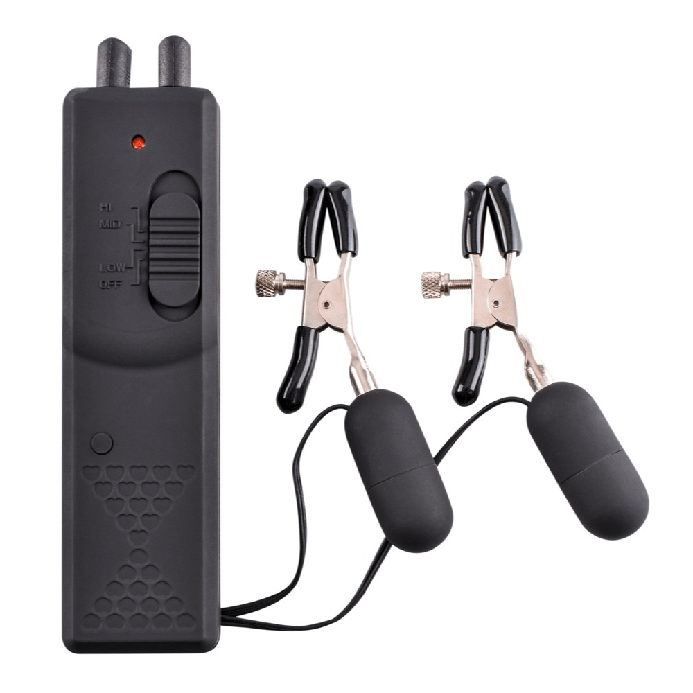 Vibrating Nipple Clamps fra Fetish Fantasy