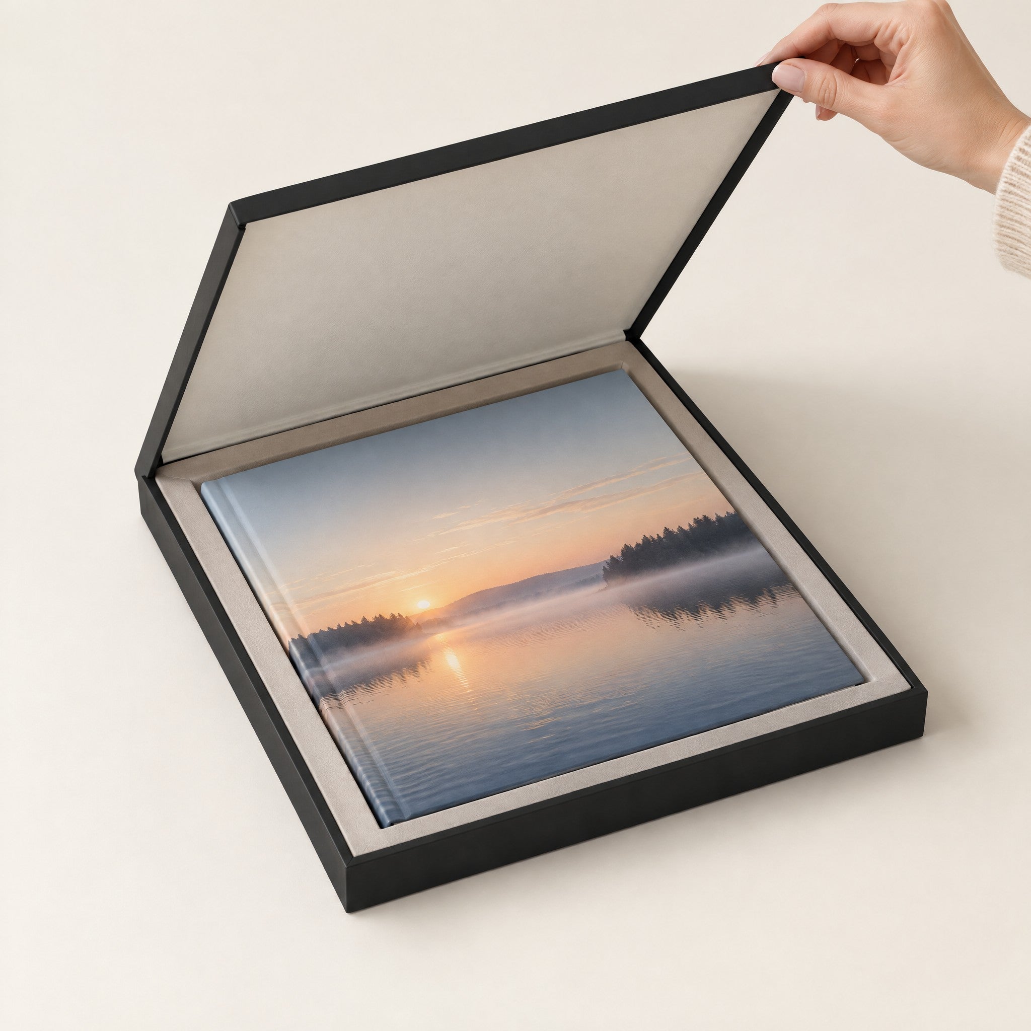 Gaveæske Til 30x30 Kvadratisk Fotobog fra Dinfotobog