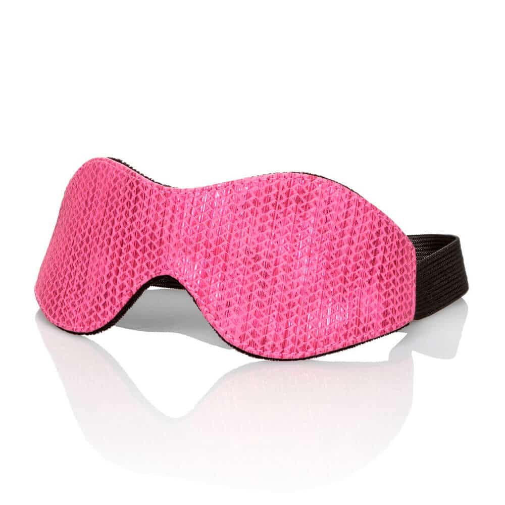 "tickle Me" Pink Blindfold fra Calexotics