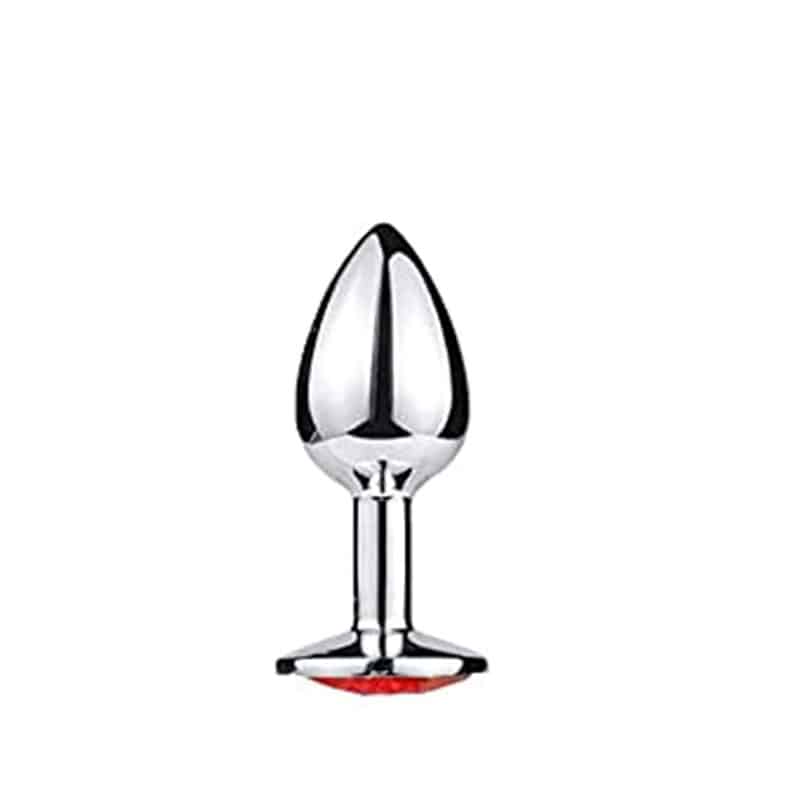 Metal Buttplug Small Rød fra Celestials