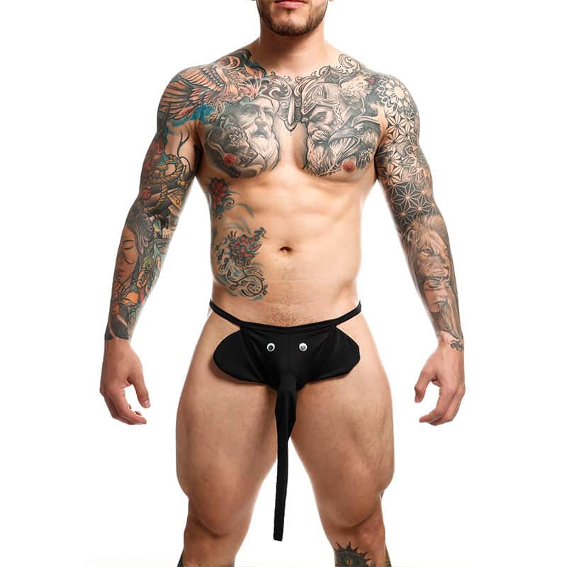 Elefant G Streng   Sort fra Mob Eroticwear