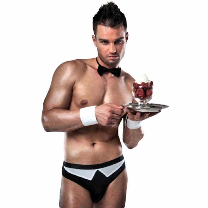 The Bartender Ii Sæt Til Mænd Sort Og Hvid   S M fra Passion