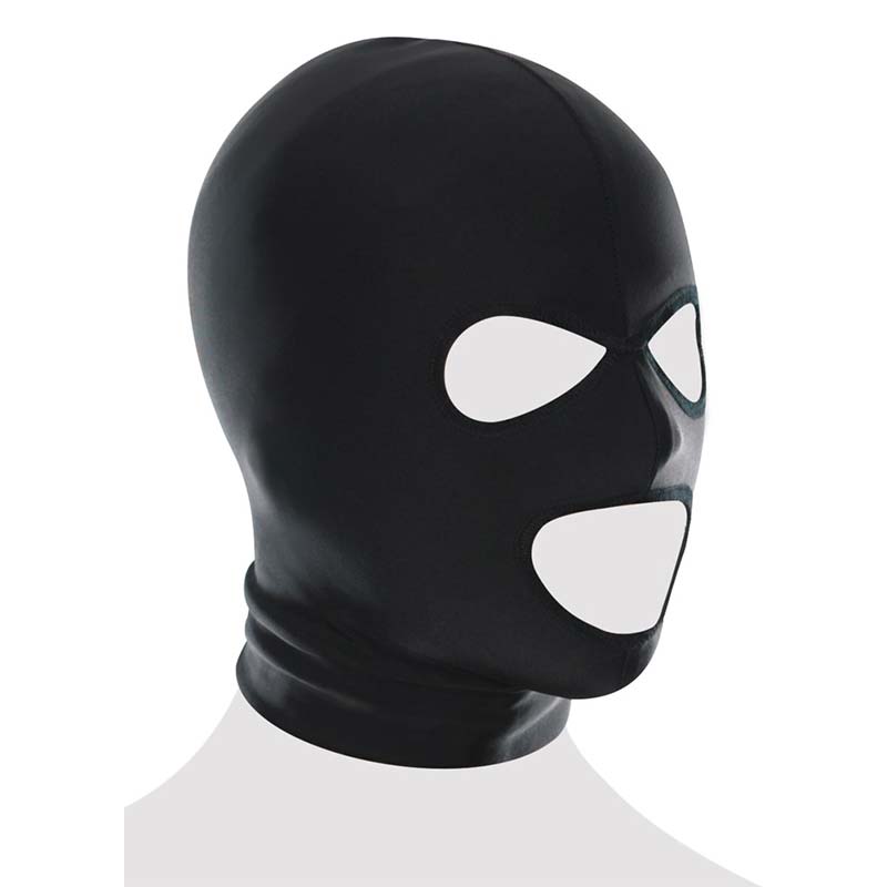 Fetish Fantasy Spandex 3 Hullers Maske Sort fra Fetish Fantasy|pipedream