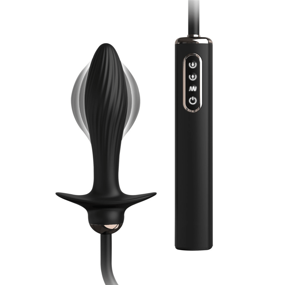 Elite Auto Throb Oppustelig Vibrerende Plug fra Anal Fantasy
